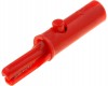 R8-E1A-R crocodil, izolat, 4mm rosu