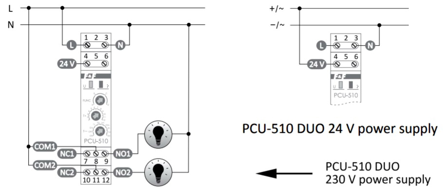 Реле времени pcu 510