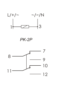 Реле pk 2p