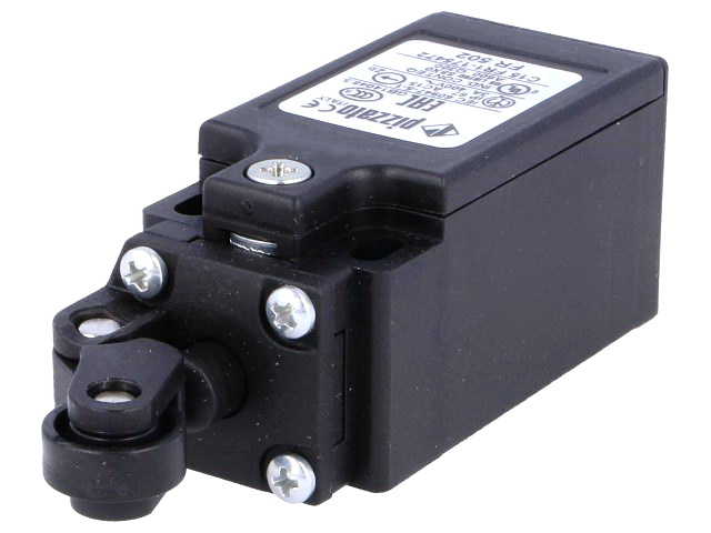 Interrupteur Terminal FR 505 NO+NC 10A IP67 PIZZATO - Pour Contacts Signal, Levier Rotatif Avec Rouleau